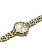 Italian 14K Yellow Gold Lady Geneve Watch lw041y