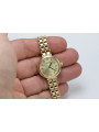 14 Karat Gelbgold Damen Genf Uhr lw041y