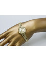 Italian 14K Yellow Gold Lady Geneve Watch lw041y