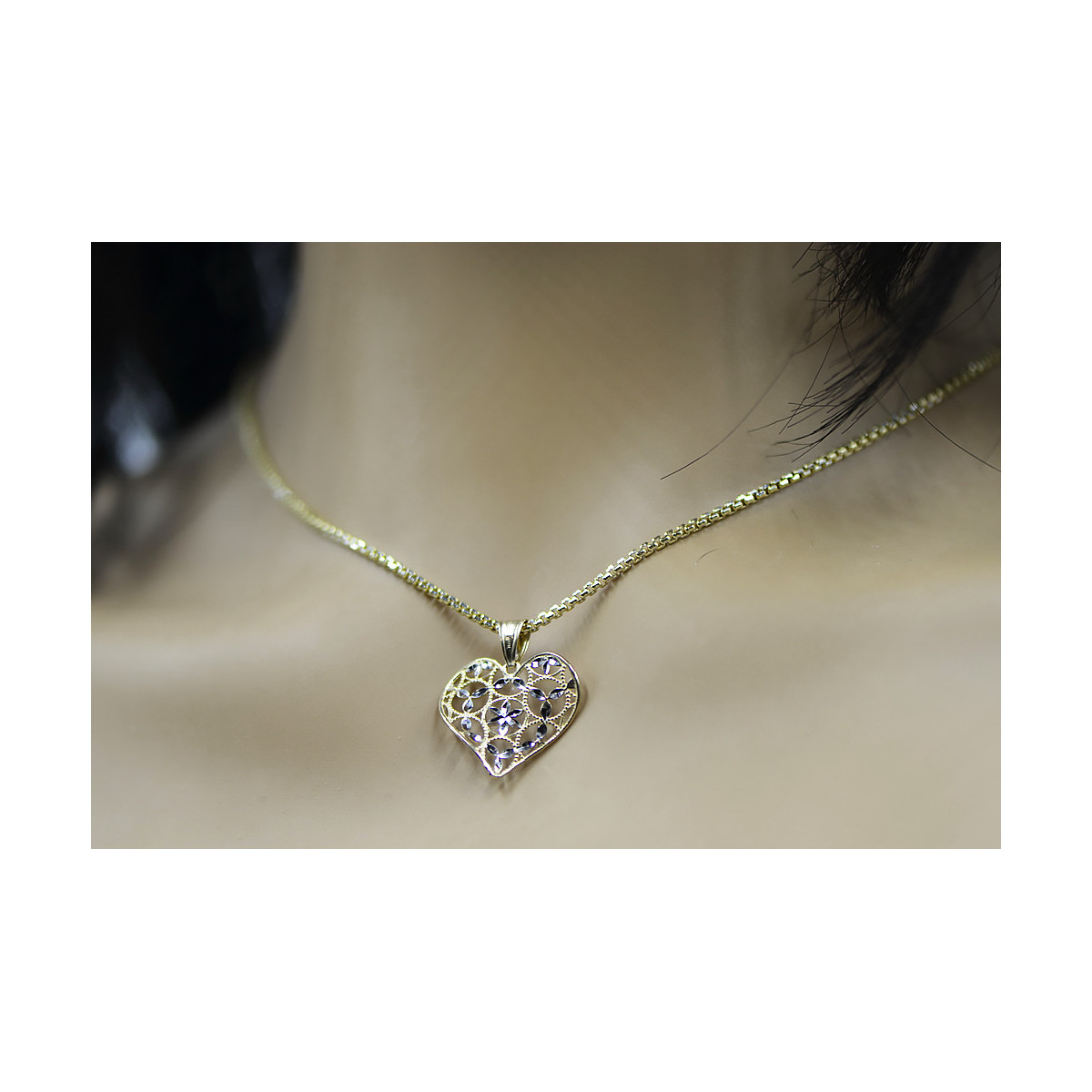 Pendentif ★ en or zlotychlopak.pl ★ Echantillon d’or 585 333 prix bas