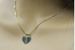 "Exquisite 14K Yellow White Gold Italian Heart Pendant for Lovers" cpn031y cpn031y