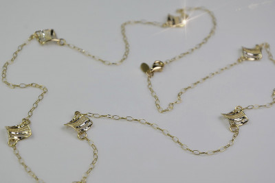 14K Gelb- & Weißgold, 65c Schmuckstück cc070yw