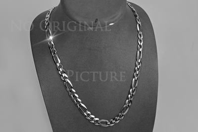 "Vintage Rosegold Figarokette mit 14 Karat Gelbgold" cc007