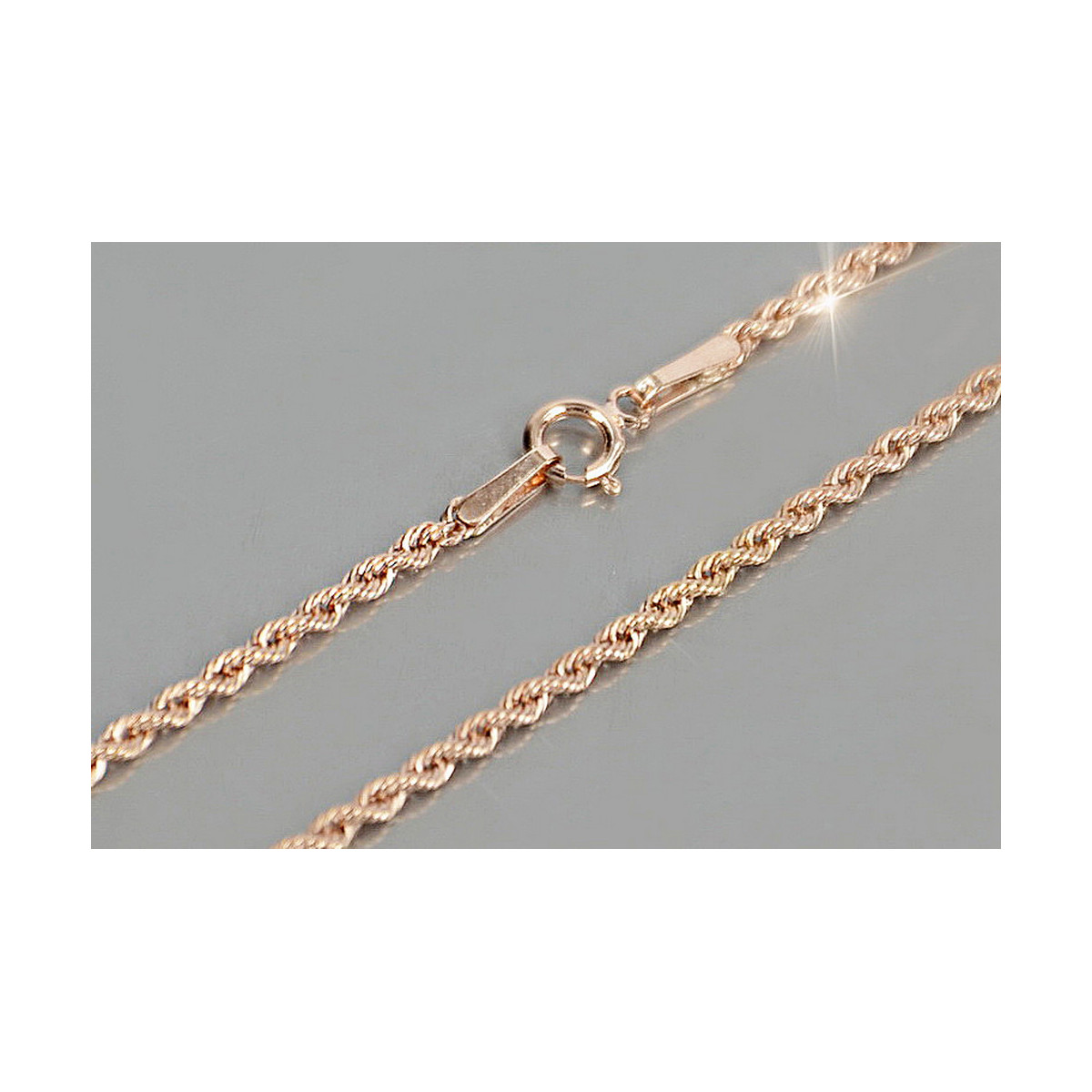 Yellow rose gold chain ★ russiangold.com ★ Gold 585 333 Low price