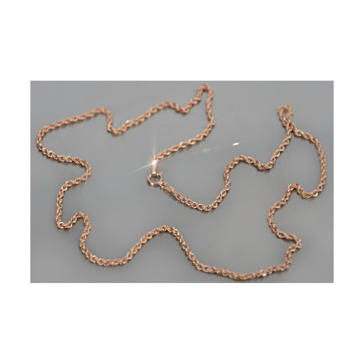 Yellow rose gold chain ★ russiangold.com ★ Gold 585 333 Low price