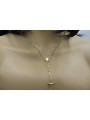 "Exquisite 14K Yellow Gold Rosary Chain with White Gold Accents" rcc011y