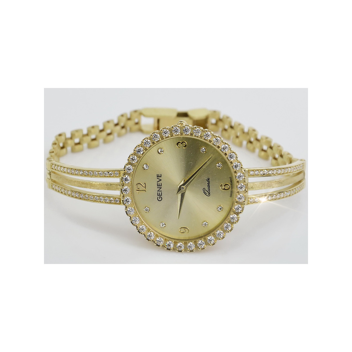 Gold ladies watch ★ zlotychlopak.pl ★ Gold purity 585 333 Low price!