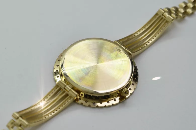 Gold ladies watch ★ zlotychlopak.pl ★ Gold purity 585 333 Low price!