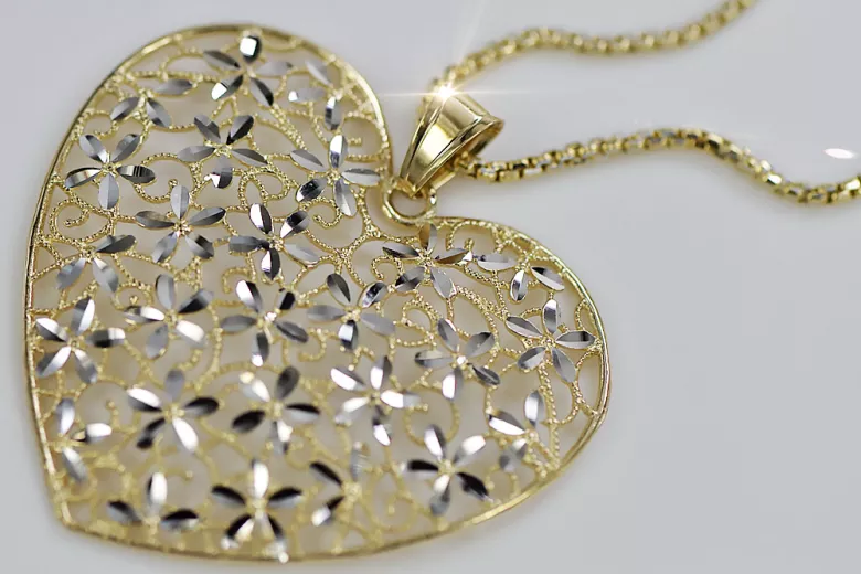 Pendentif ★ en or zlotychlopak.pl ★ Echantillon d’or 585 333 prix bas