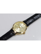 Gold men's watch Geneve ★ zlotychlopak.pl ★ Gold purity 585 333 Low Price!