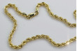 Włoski żółty 14k złoty łańcuch Corda z różnymi kamieniami cb019y