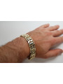 Yellow rose gold bracelet ★ russiangold.com ★ Gold 585 333 Low price