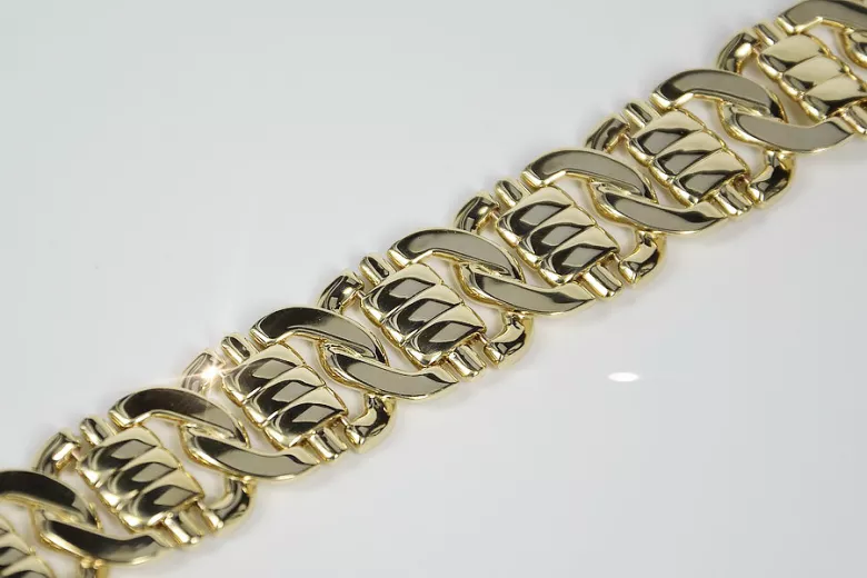 Bracelet ★ en or rose jaune russiangold.com ★ Or 585 333 Prix bas