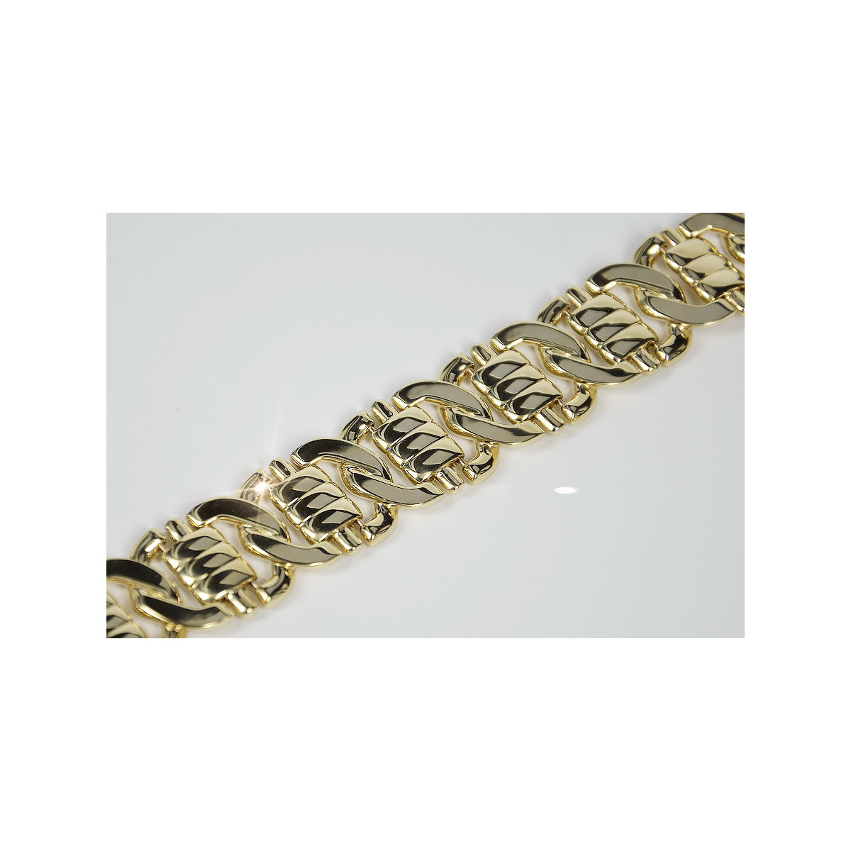 Bracelet ★ en or rose jaune russiangold.com ★ Or 585 333 Prix bas