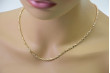 "Vintage Rose Pink 14K 585 Gold Corda-Figaro Chain - Rose Gold Options Available" cc082r