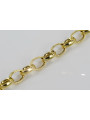 Bracelet en ancre en or jaune italien 14 carats cb006y