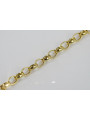 14K Yellow Gold Anchor Bracelet with Mixed Gemstones cb006y