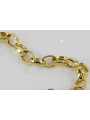 Bracelet en ancre en or jaune italien 14 carats cb006y