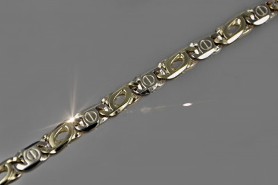 Pulsera ★ de oro rosa amarillo russiangold.com ★ Oro 585 333 Precio bajo