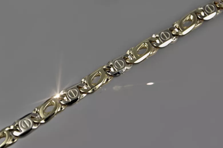 Yellow rose gold bracelet ★ russiangold.com ★ Gold 585 333 Low price