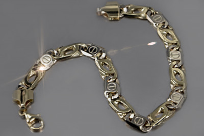 Pulsera ★ de oro rosa amarillo russiangold.com ★ Oro 585 333 Precio bajo