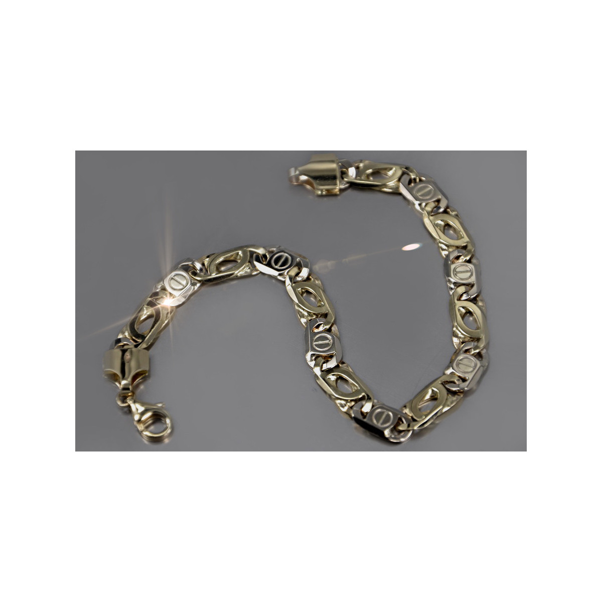 Bracelet ★ en or rose jaune russiangold.com ★ Or 585 333 Prix bas