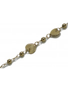 Pulsera ★ de oro rosa amarillo russiangold.com ★ Oro 585 333 Precio bajo