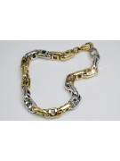 Bracelet en Or Jaune 14K, Pierres Précieuses Multicolores cb024yw