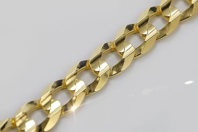 Yellow rose gold bracelet ★ russiangold.com ★ Gold 585 333 Low price