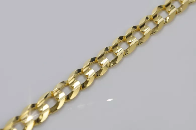 Yellow rose gold bracelet ★ russiangold.com ★ Gold 585 333 Low price