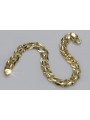 Yellow rose gold bracelet ★ russiangold.com ★ Gold 585 333 Low price