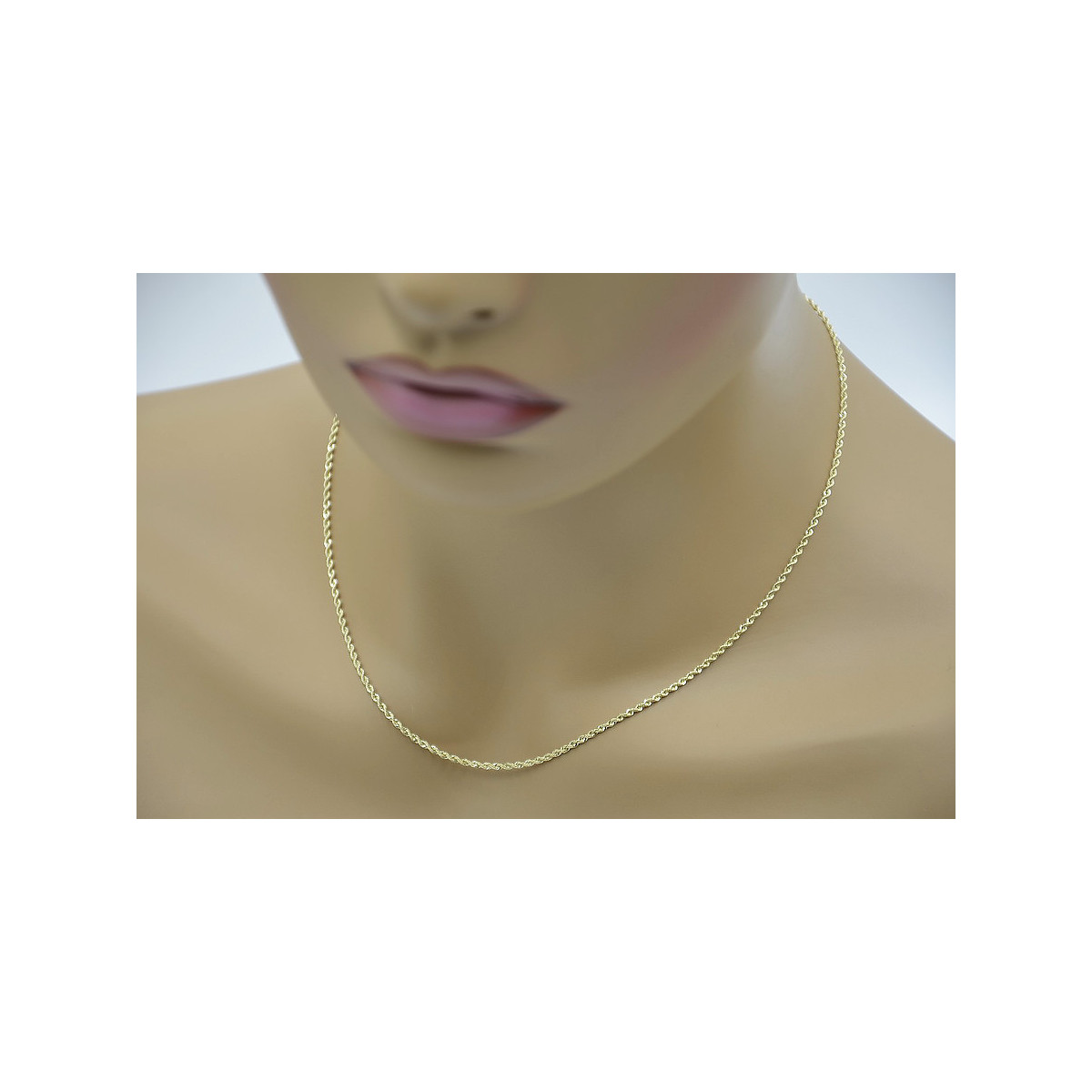 Yellow rose gold chain ★ russiangold.com ★ Gold 585 333 Low price