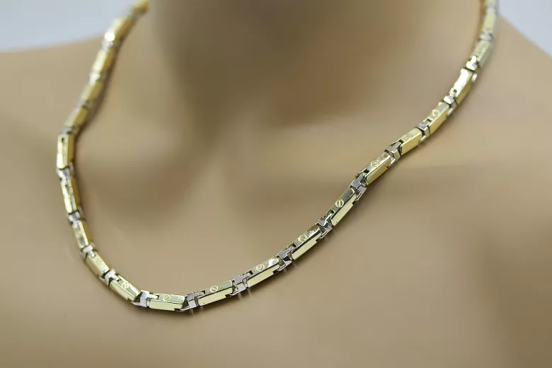 Yellow rose gold chain ★ russiangold.com ★ Gold 585 333 Low price