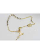 14K Gold Multigem Rosary Bracelet "Bella Luna" rbc002yw