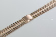 Vintage rose pink 14K Gold Adjustable Bracelet mbw010r