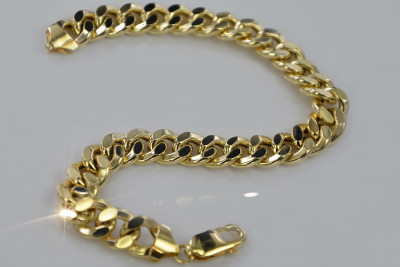 Yellow rose gold bracelet ★ russiangold.com ★ Gold 585 333 Low price