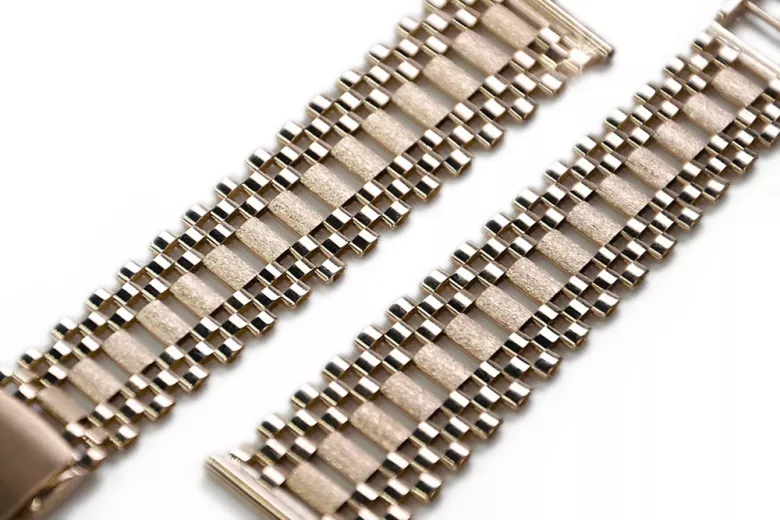 Yellow rose gold watch bracelet ★ russiangold.com ★ Gold 585 333 Low price