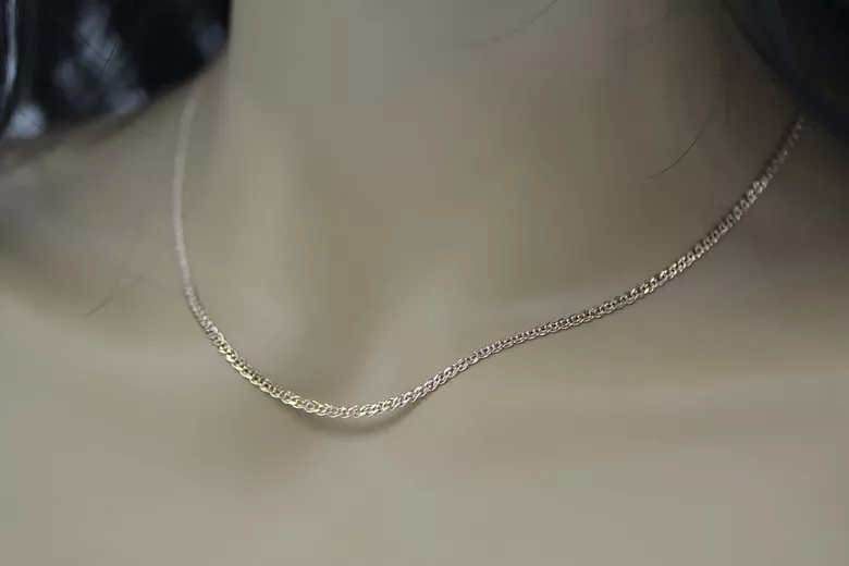 Yellow rose gold chain ★ russiangold.com ★ Gold 585 333 Low price