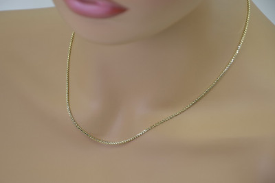 Italian Yellow 14K Gold New Rope Chain: 45cm, 14K Yellow White Gold, 1.50m cc078yw