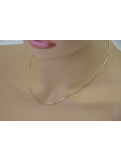 Italienische gelbe 14K Gold Neue Seilkette, 14K Gelb- & Weißgold, 1,50m cc078yw