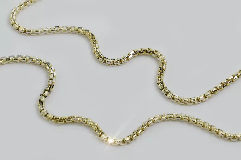 Italian Yellow 14K Gold New Rope Chain: 45cm, 14K Yellow White Gold, 1.50m cc078yw