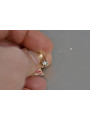 Russische Sowjetische Rose Pink 14k 585 Gold Ohrringe vec153 Alexandrit Rubin Smaragd Saphir ... vec153