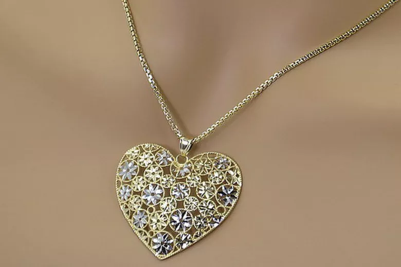 Pendentif ★ en or zlotychlopak.pl ★ Echantillon d’or 585 333 prix bas