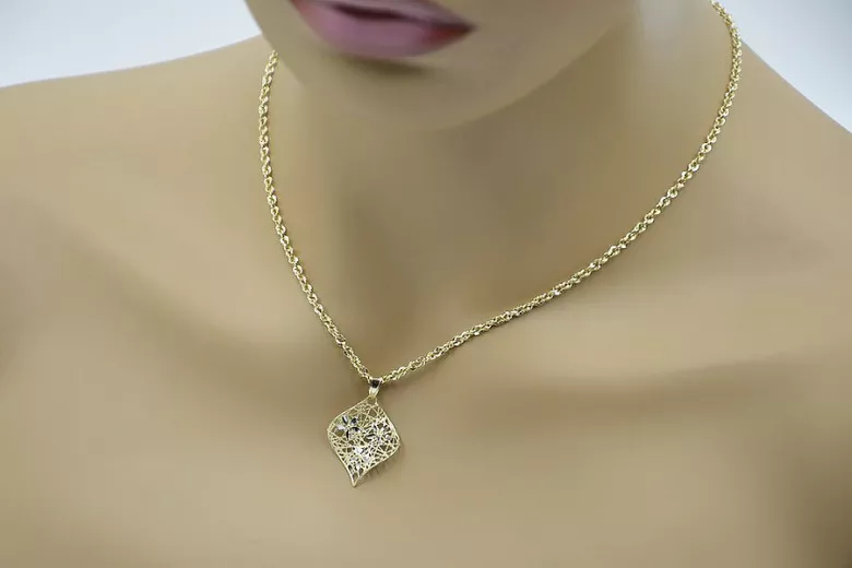 Gold pendant ★ zlotychlopak.pl ★ Gold sample 585 333 low price