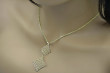 Elegant 14k Gold Pendant with Spiga Chain cpn001yw&cc036y