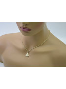 "Blessed Mother Medallion in 14k Gold with Diamond Cut Detail" 