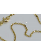 Yellow rose gold chain ★ russiangold.com ★ Gold 585 333 Low price