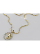 Divine Serpent 14k Gold Pendant & Chain pm011y&cc080y