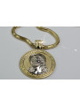 "Faithful Elegance: Gold Jesus Pendant on Luxe Rope Chain" 