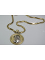 "Faithful Elegance: Gold Jesus Pendant on Luxe Rope Chain" 